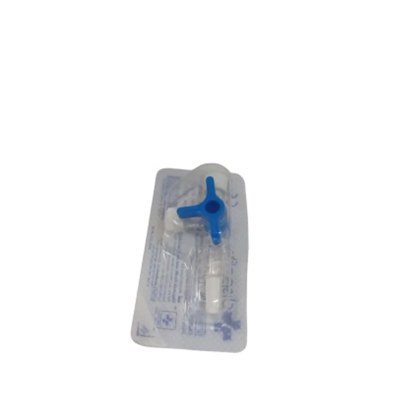 INFÚZIÓS ELZÁRÓ CSAP 3 J. DISPOSAFE KÉK