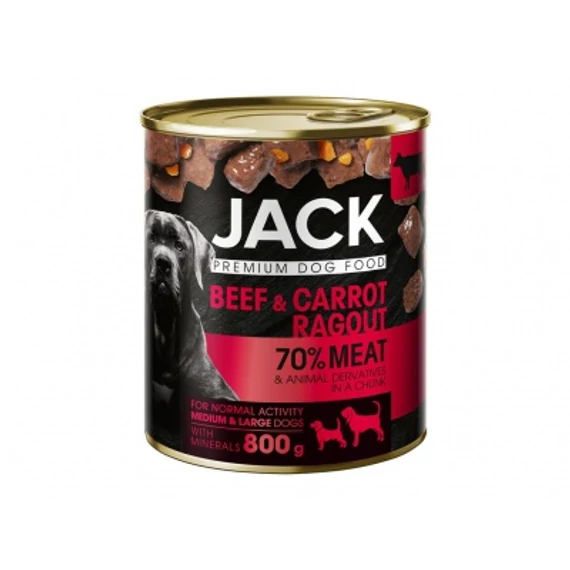 Jack konzerv - marha-répa ragu 800 g