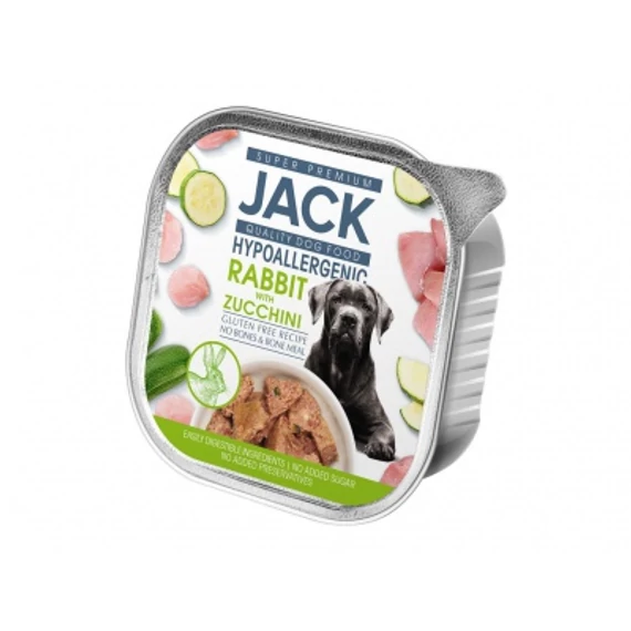 JACK KUTYA HIPOA  NYÚLHÚS CUKKINI 150G
