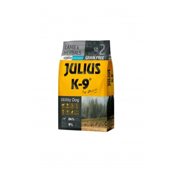 Julius K-9 Grain Free Senior Utility Dog - Lamb & Herbals 10 kg
