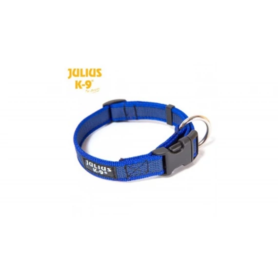 Julius-K9 Color & Gray gumírozott kék nyakörv XS mm