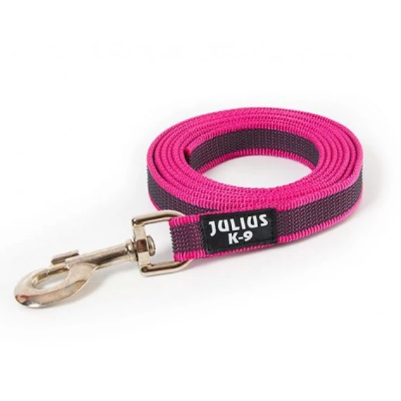 Julius-K9 gumírozott póráz, pink / 20 mm 1.2 m