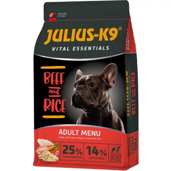Julius-K9 Vital Essentials Adult - Beef & Rice 12 kg