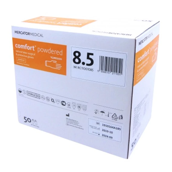 KESZTYŰ STERIL 8,5 COMFORT 50X