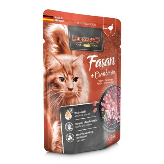 Leonardo fácánhús tőzegáfonyával 85 g