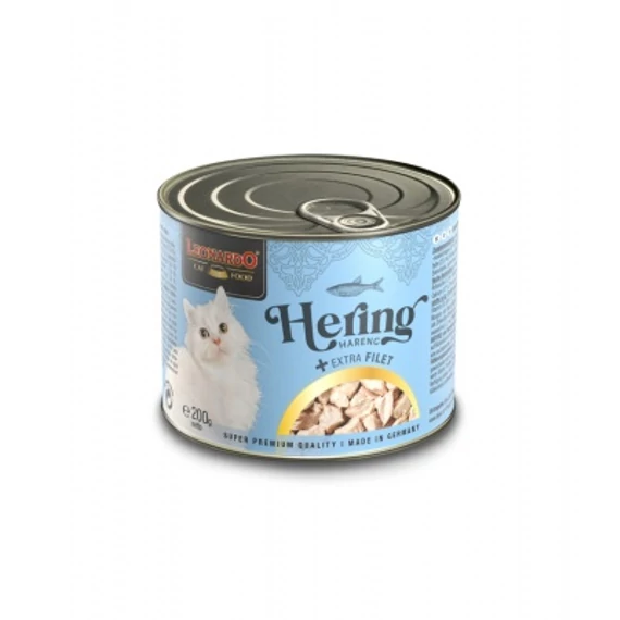 Leonardo hering + extra filé konzerv macskaeledel 200 g