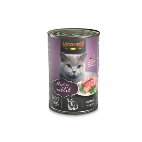 Leonardo Konzerv Nyúlhús 400 g