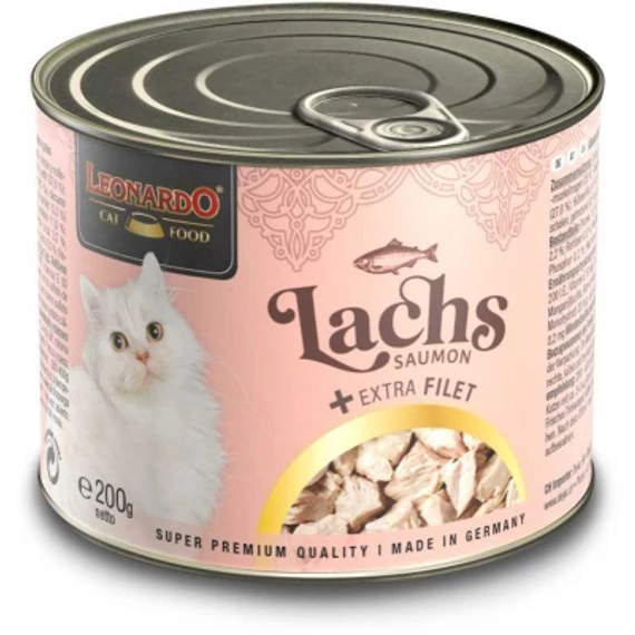 Leonardo lazac + extra filé konzerv macskaeledel 200 g