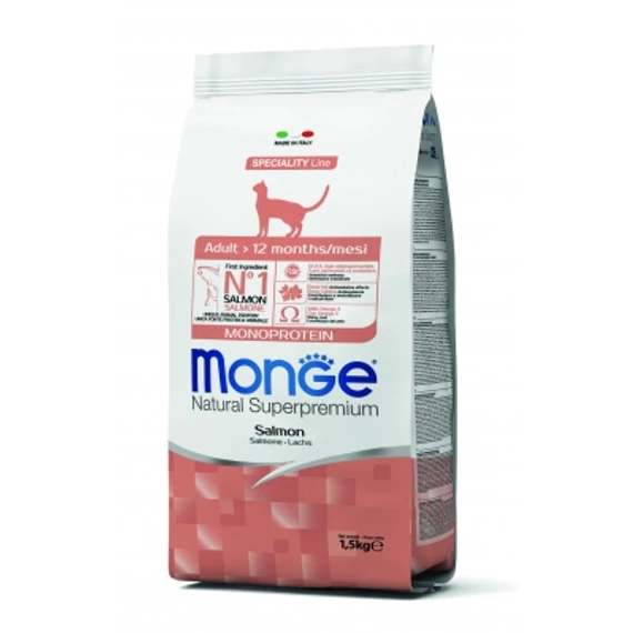Monge Cat Adult Monoprotein - lazac 1.5 kg