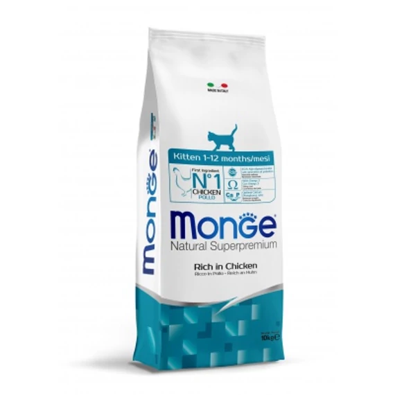 Monge Cat Rich in Chicken Kitten - csirke 10 kg