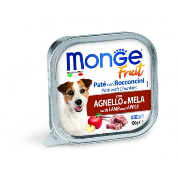 Monge Dog Fruit paté - bárány, alma 100 g