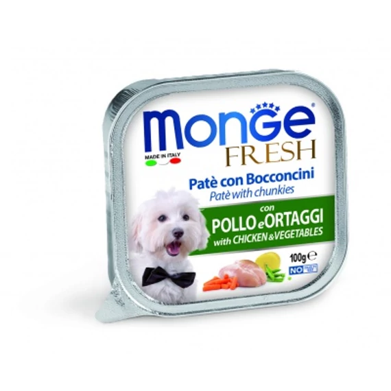 Monge Dog Fruit paté - csirke, zöldség 100 g
