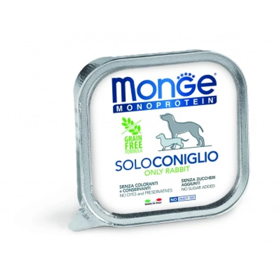 Monge Dog Monoprotein paté - nyúl 150 g