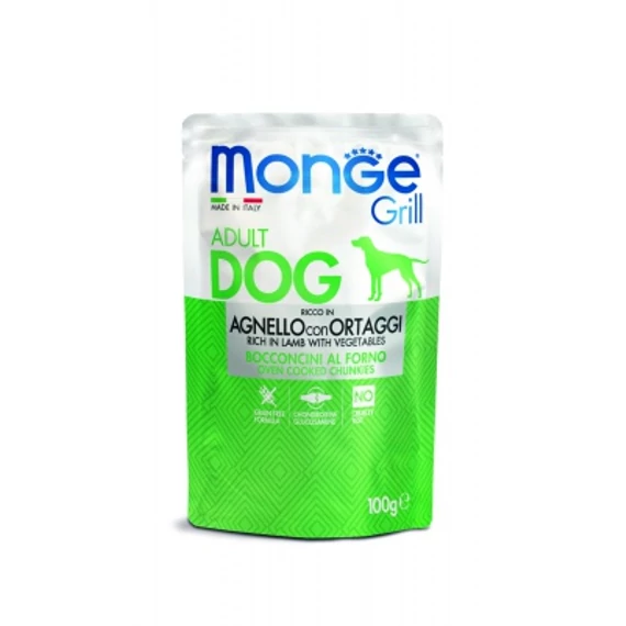 Monge Grill Dog Adult - bárány, zöldségek 100 g