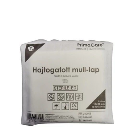 MULL-LAP ST. HAJT. TGO 10X10CM 12X8RTG