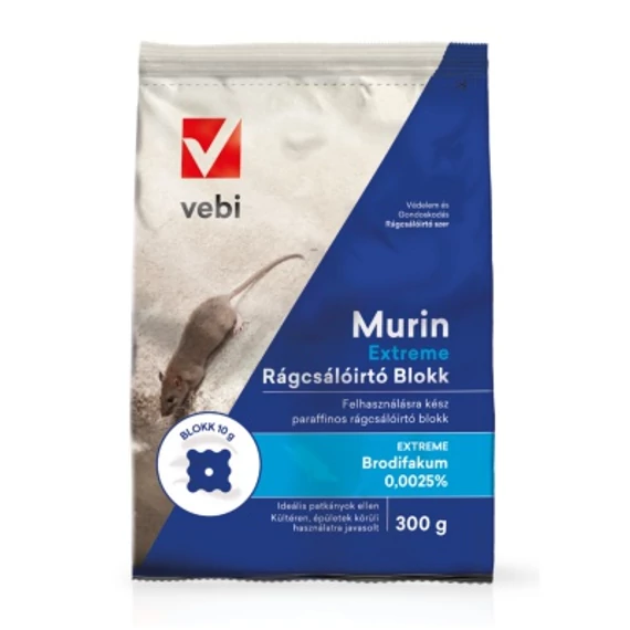 MURIN BLOCK EXTREME RÁGCSÁLÓIRTÓ 300 G