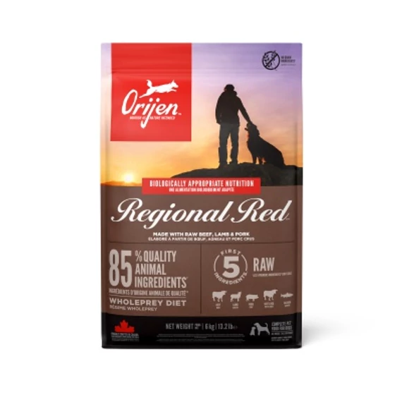 Orijen Regional Red - szárazeledel kutyáknak 6 kg