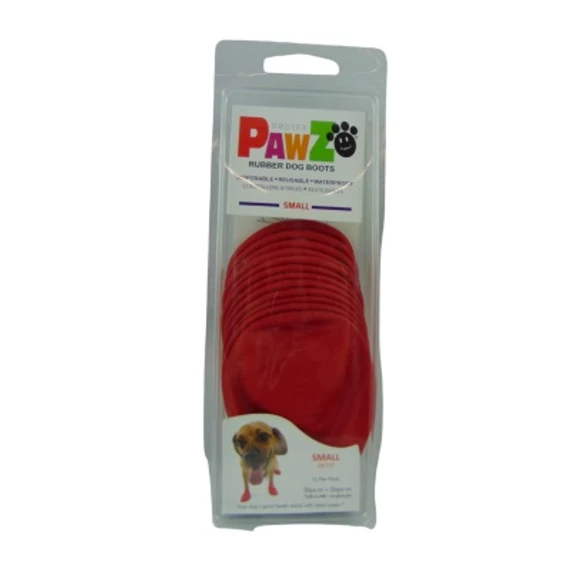 Pawz - Bio kutyacipő 12 db - S (piros) < 3.35 cm