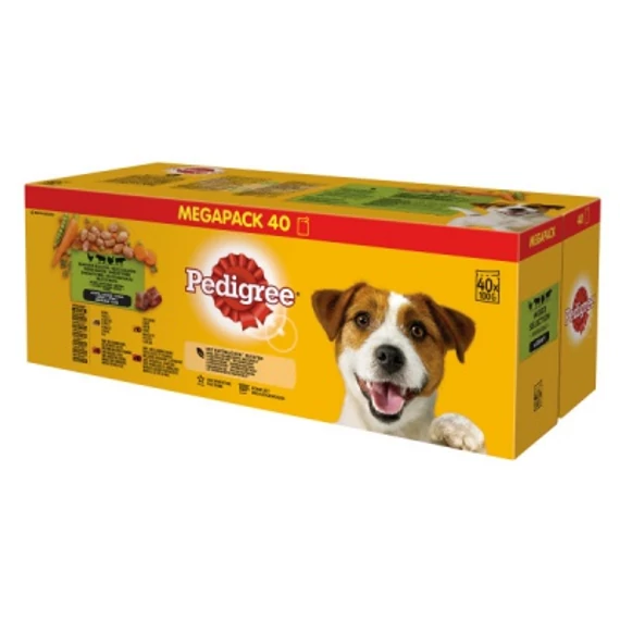 PEDIGREE ALU 40PACK MARHA-BAROMFI-BÁRÁNY 12 kg