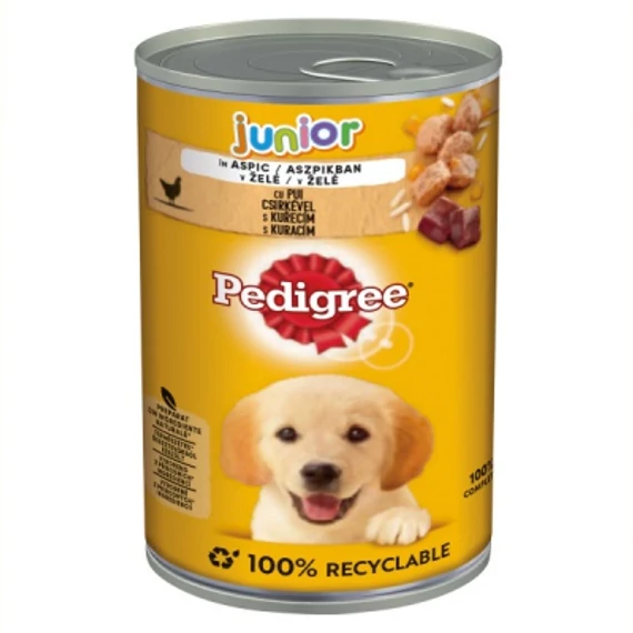 Pedigree Junior konzerves eledel csirkehússal 400 g