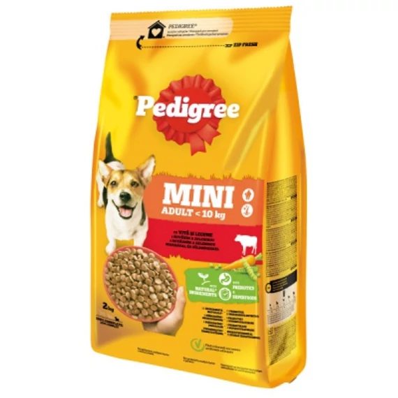 PEDIGREE SZÁRAZ ADULT S MARHA 2 KG