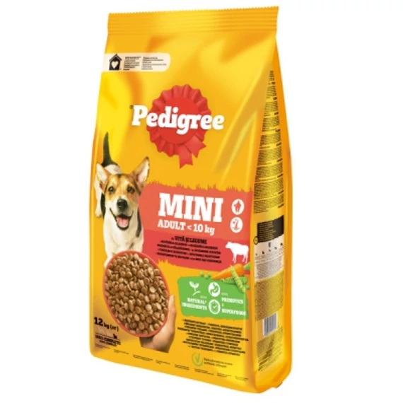 PEDIGREE SZÁRAZ ADULT S MINI MARHA