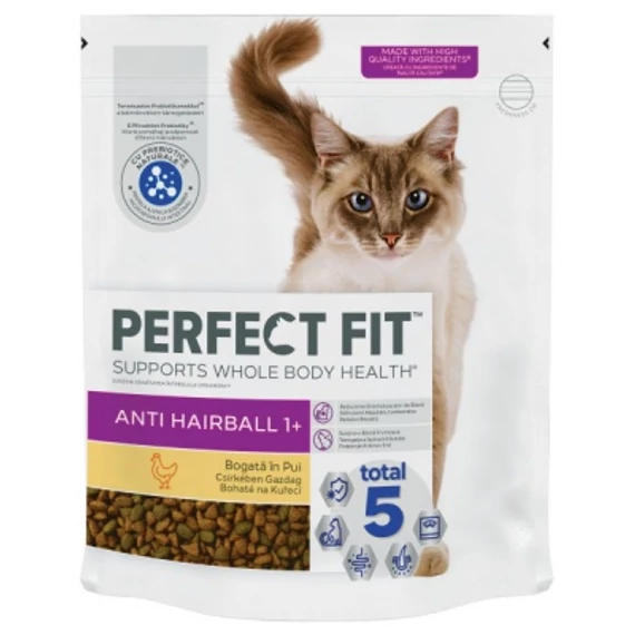 Perfect Fit Anti Hairball 1+ macskaeledel szőrlabda ellen csirkével  1.4 kg
