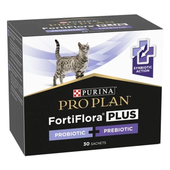 Pro Plan FortiFlora Plus Probiotic + Prebiotic macskák számára 30 x 1.5 g