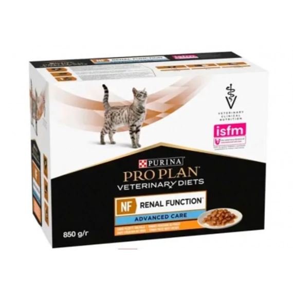 Pro Plan Veterinary Diets NF Renal Function Early Care Chicken nedves eledel macskák számára - csirkés 10 x 85 g