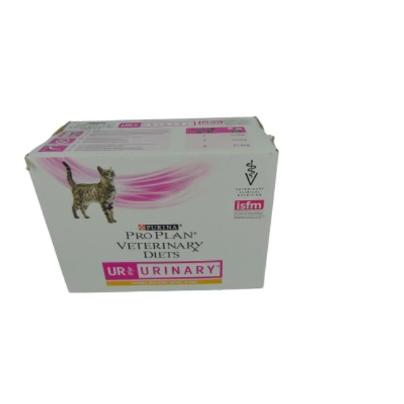 Pro Plan Veterinary Diets UR St/Ox Urinary Chicken nedves eledel macskák számára - csirkés 10 x 85 g