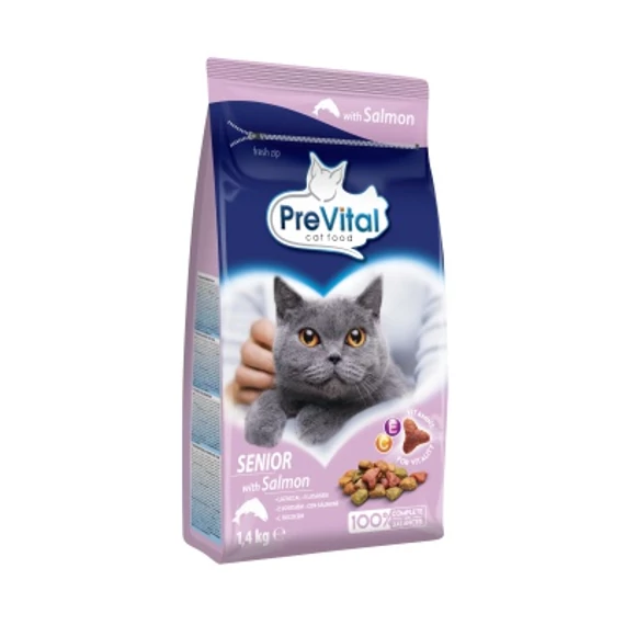 PreVital száraz eledel Senior lazaccal 1.4 kg