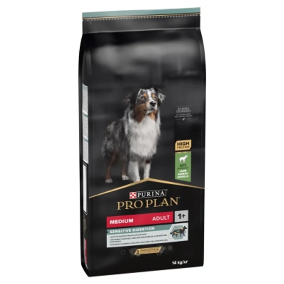 Pro Plan Adult Medium Sensitive Digestion Optidigest - Lamb 14 kg
