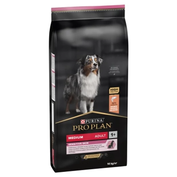 Pro Plan Adult Medium Sensitive Skin Optiderma - Salmon 14 kg