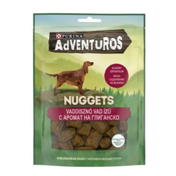 Purina Adventuros Nuggets - vaddisznó ízű jutalomfalat kutyák számára 90 g