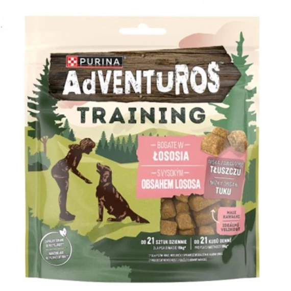 Purina Adventuros Training - lazac ízű jutalomfalat kutyák számára 115 g