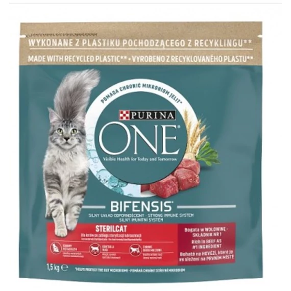 Purina ONE Bifensis Adult Sterilcat Beef 1.5 kg