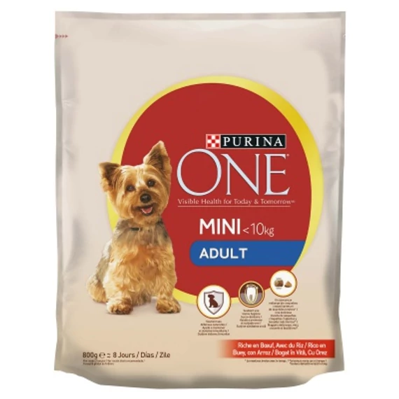 Purina ONE Mini Adult száraz kutyaeledel 800 g