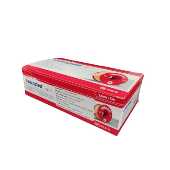 RAGTAPASZ LEUKOPLAST PN. 2,5CM X 5M 12X