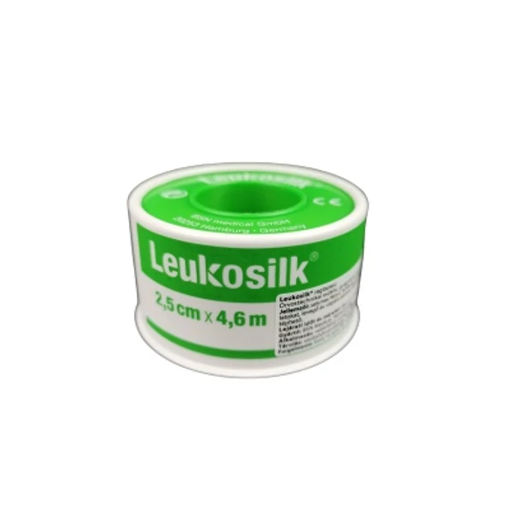 RAGTAPASZ LEUKOSILK 2,5CM X 4,6M 1X