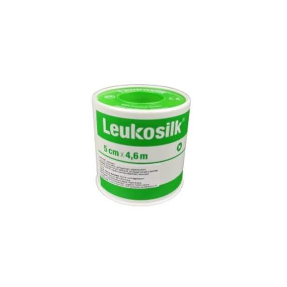 RAGTAPASZ LEUKOSILK 5CM X 4,6M 1X