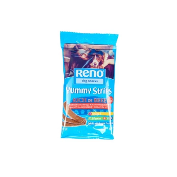 Reno Yummy Strips marhában gazdag 120 g