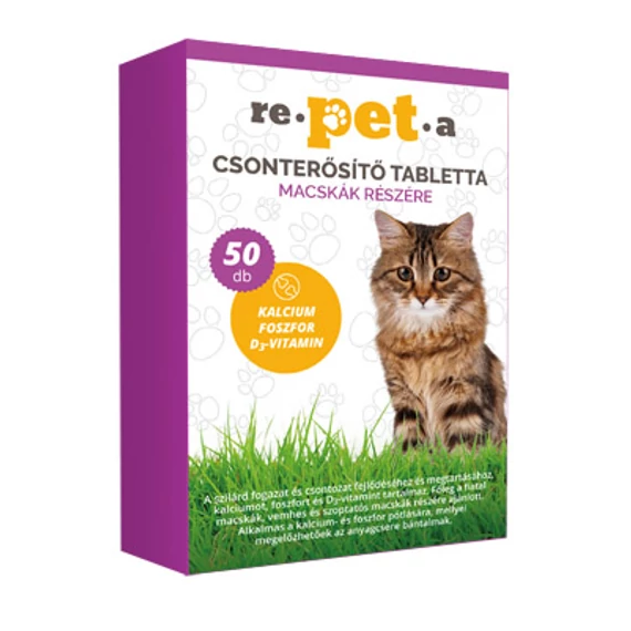 Repeta csonterősítő tabletta macskák részére 50 db