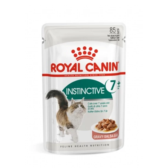 Royal Canin Instinctive 7+ - idősödő macska szószos nedves táp 85 g