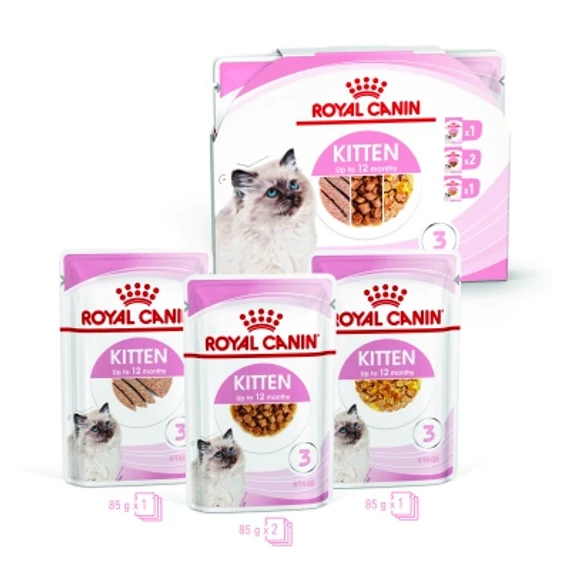 Royal Canin Kitten - Multipack nedvestáp 4 x 85 g