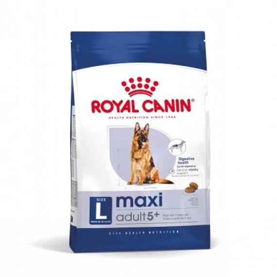 Royal Canin Maxi Adult 5+ - nagytestű idősödő kutya száraz táp 15 kg