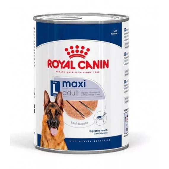 Royal Canin Maxi Adult - nagytestű felnőtt kutya konzerv 410 g
