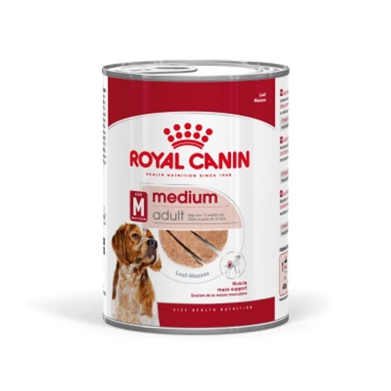 Royal Canin Medium Adult - közepes testű felnőtt kutya konzerv 410 g