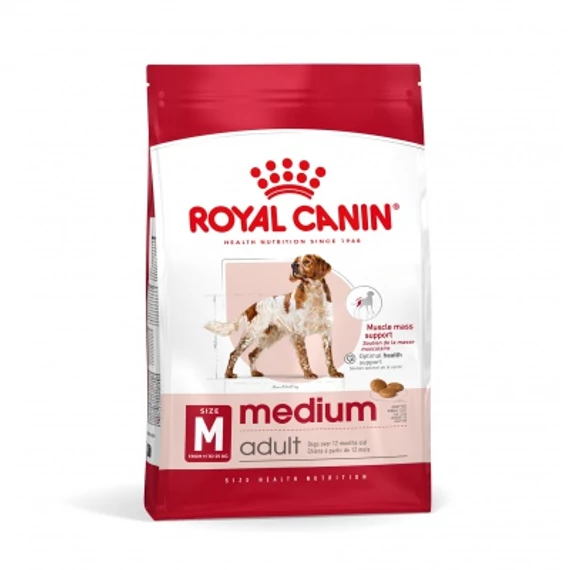 Royal Canin Medium Adult - közepes testű felnőtt kutya száraz táp 3 kg