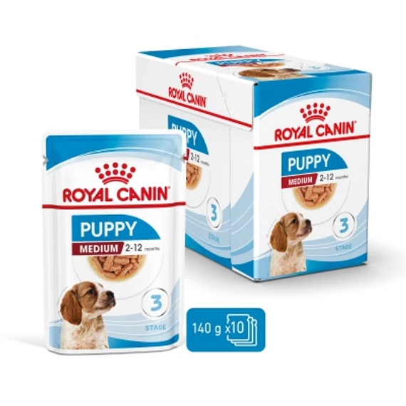 Royal Canin Medium Puppy alutasakos 10 x 140 g