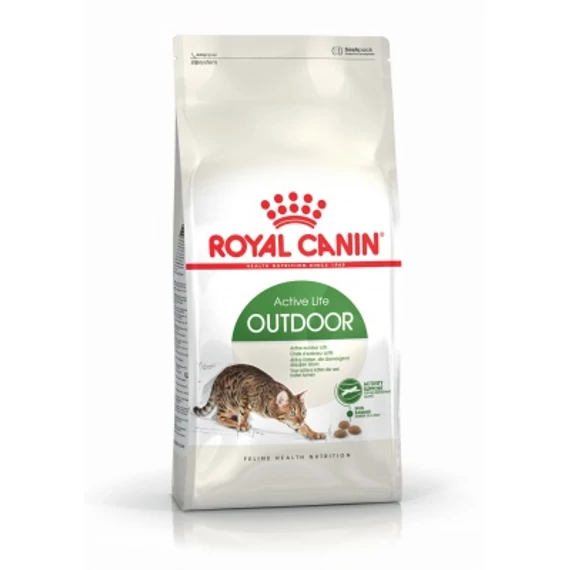 Royal Canin Outdoor - szabadba gyakran kijáró, aktív felnőtt macska száraz táp 10 kg